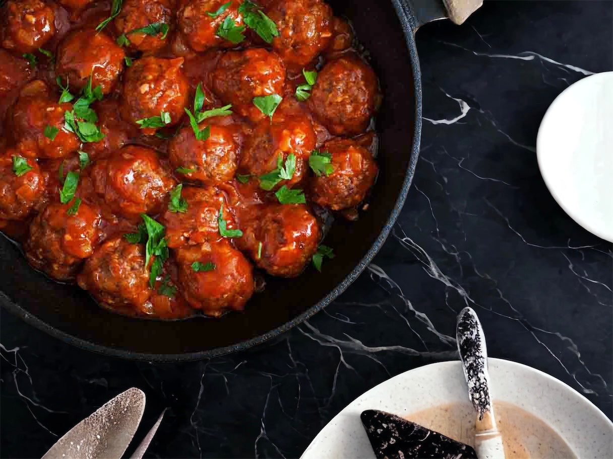Wagyu Beef Meatballs in Tomato Sauce
