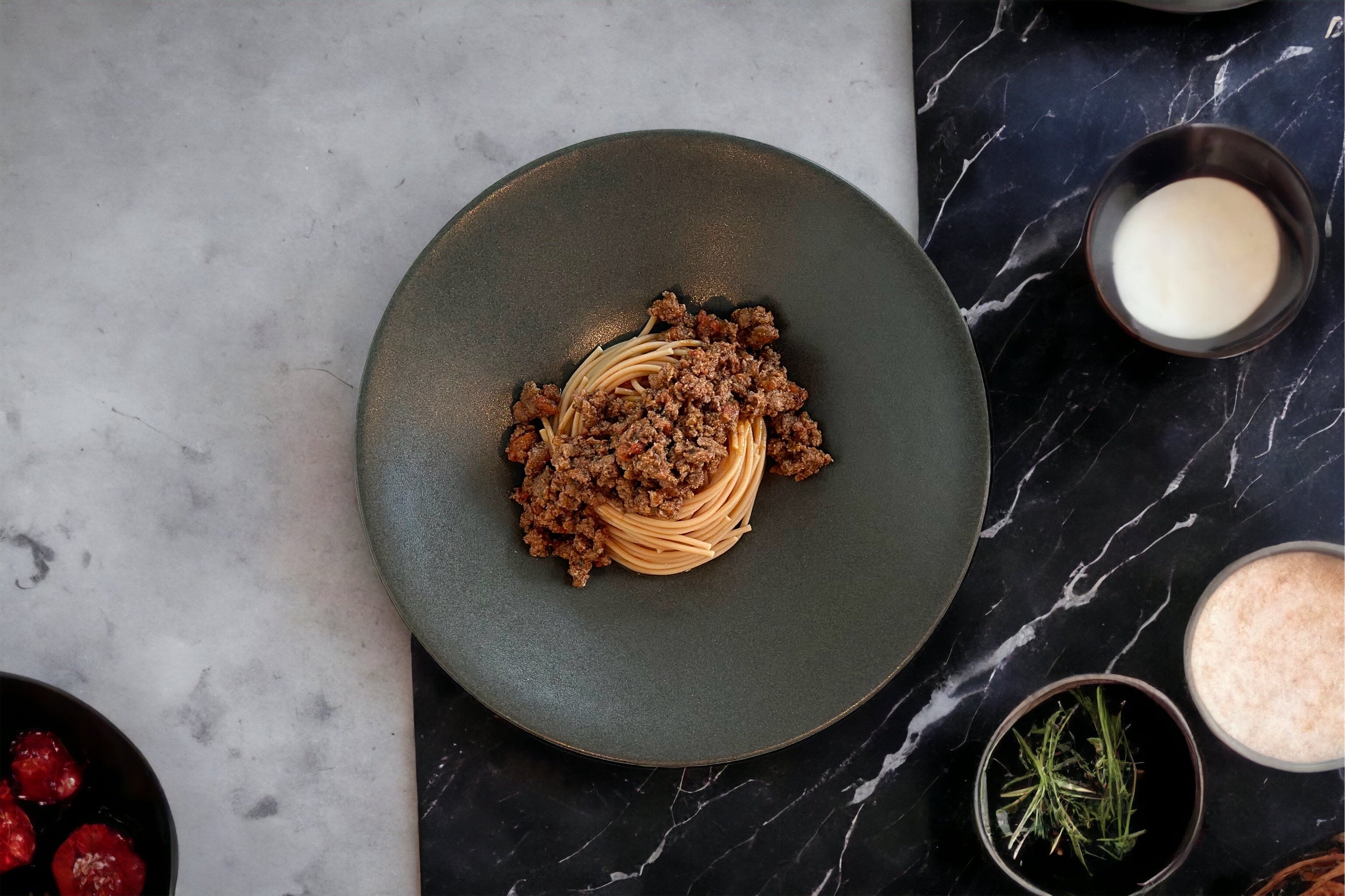 Chickpea Pasta With Wagyu Bolognese