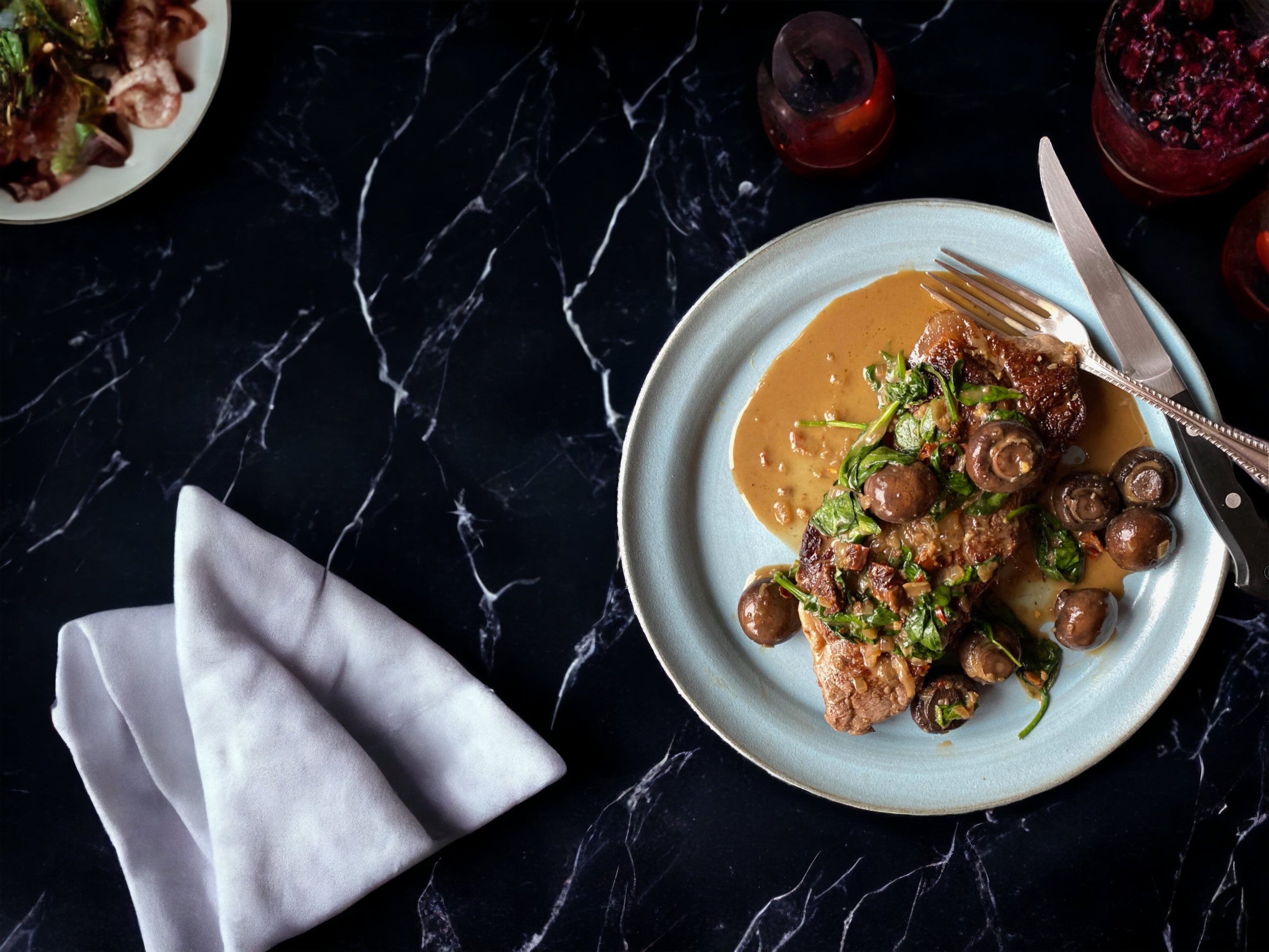 Miyazaki Wagyu with Mushroom Sauce